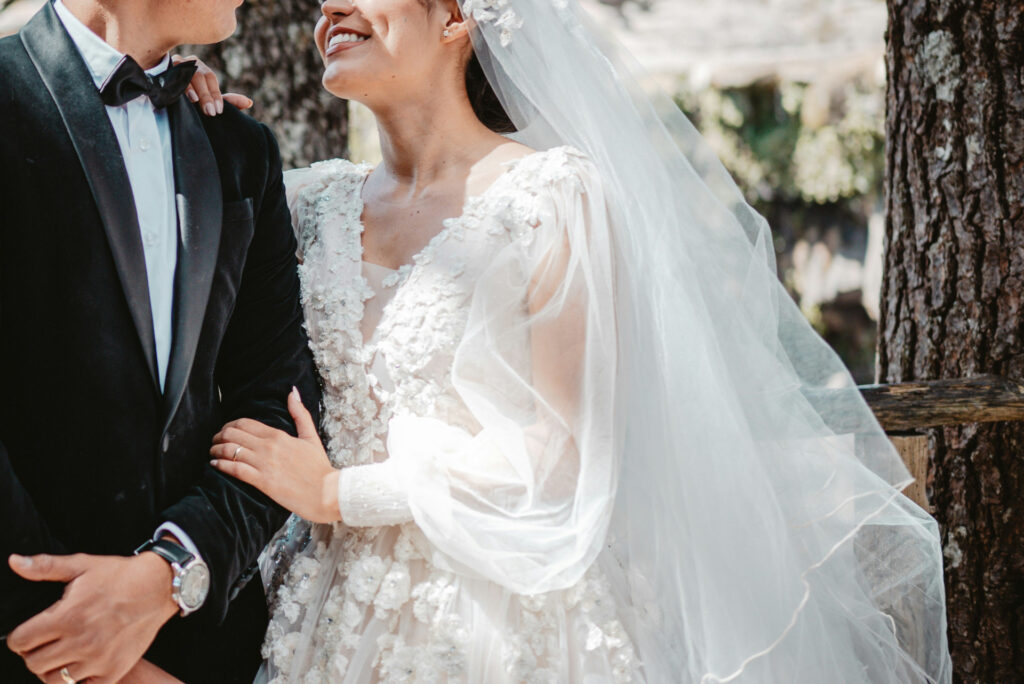 Black tie optional is a sophisticated dress code that keeps your wedding elegant but gives guests more choice.