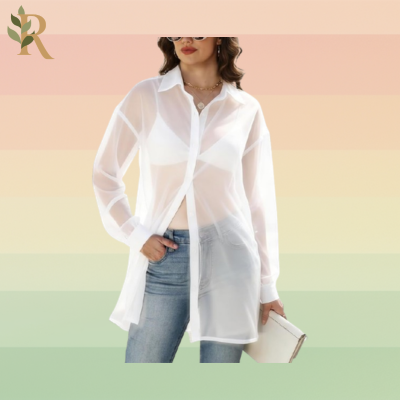 sheer blouse