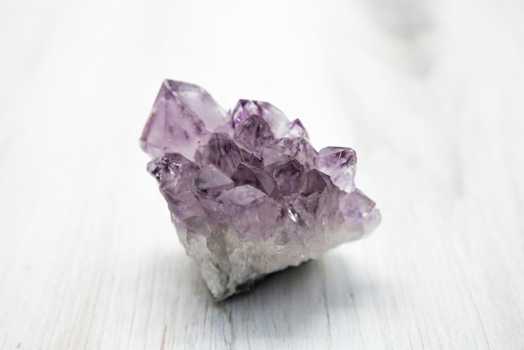 Amethyst powers spiritual growth during the winter season.