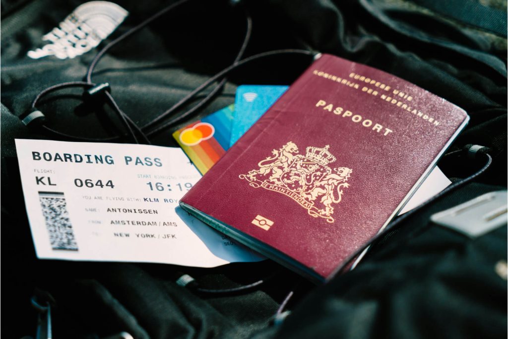 Passport and entry documentation for specific countries.