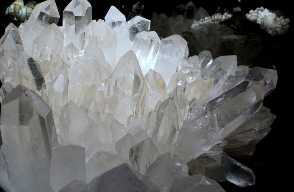 Clear quartz amplifies the power of other crystals.