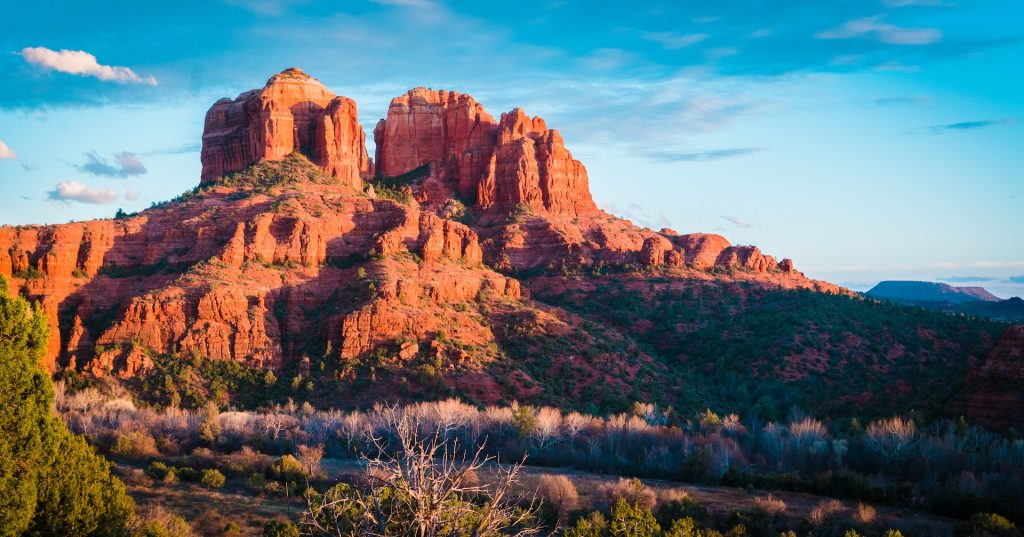 Red rock mountains in Arizona