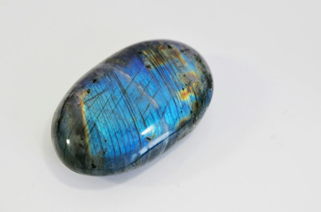 Labradorite is a magical winter solstice crystal.