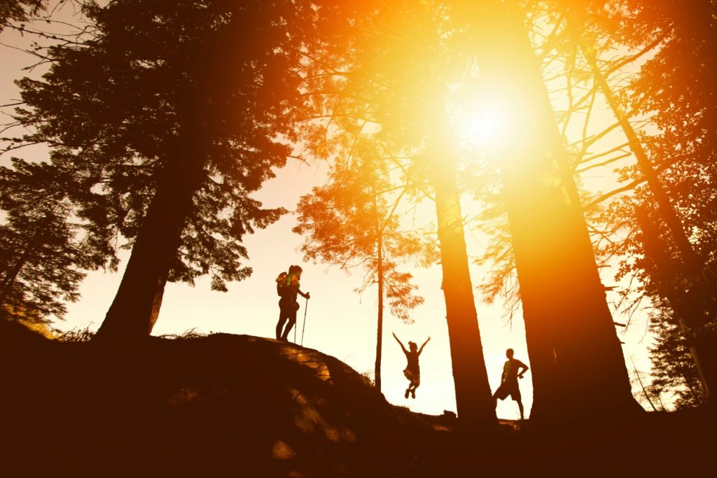 Hiking trails may be your thing for a disconnect, but you can also go to the beach, climb mountains or go swimming.