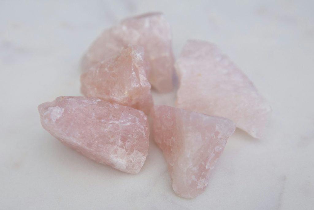 Use rose quartz to encourage self-care and compassion.