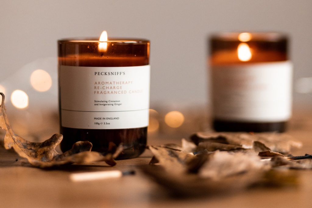 Scented candles.