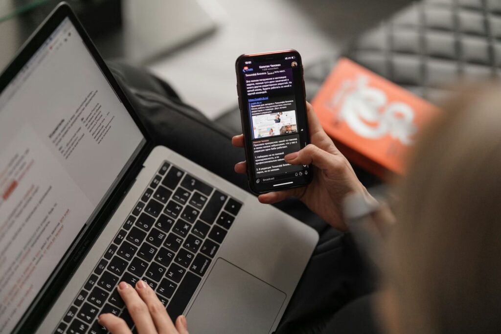 Picture of a person working to show best life organization apps