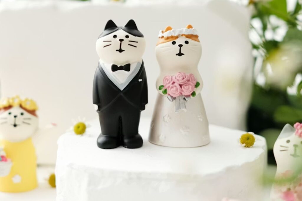 Unique Wedding Cake Toppers Personalized Custom Cat