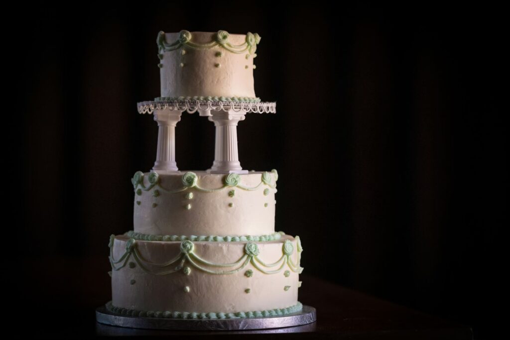 Unique wedding cake topper inspired in Greek Style