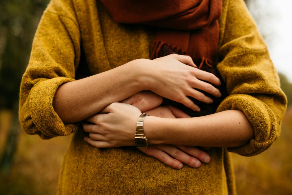 couple hugging