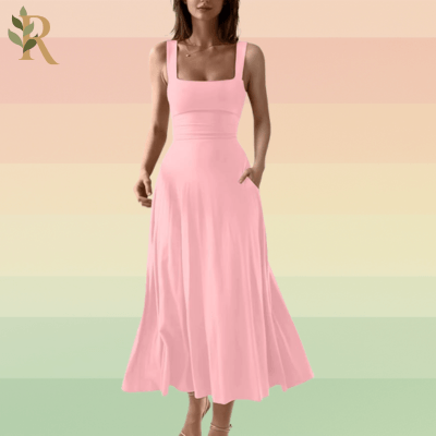 Soft pink dress