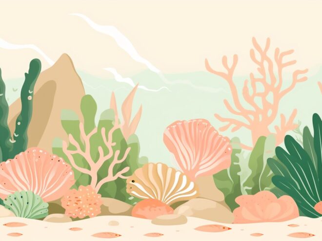 A coral reef.