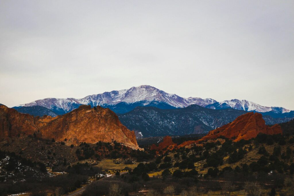 A mountain in Colorado Springs.
