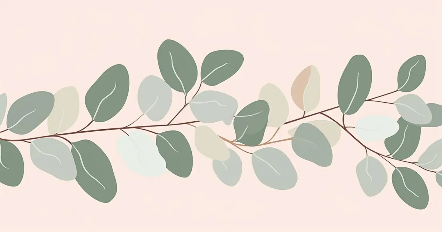 eucalyptus oil A eucalyptus branch.