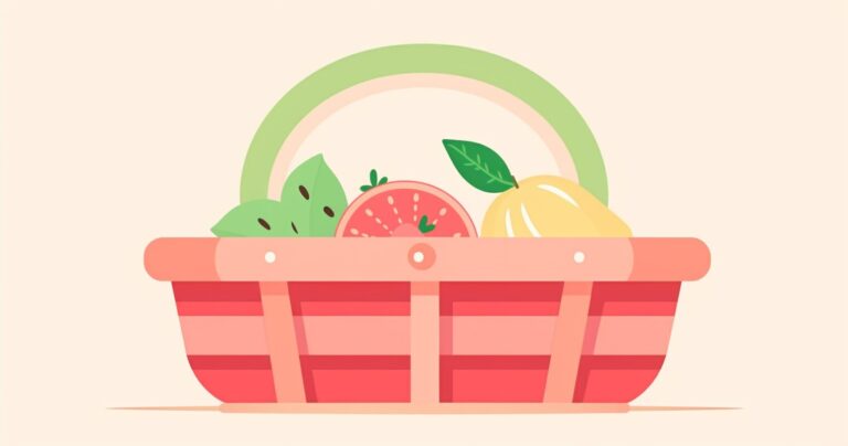 A basket full of fruit.