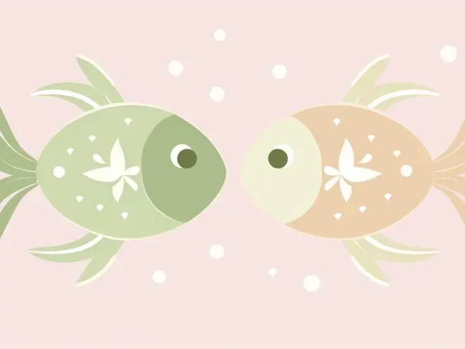 The pisces fish symbol.