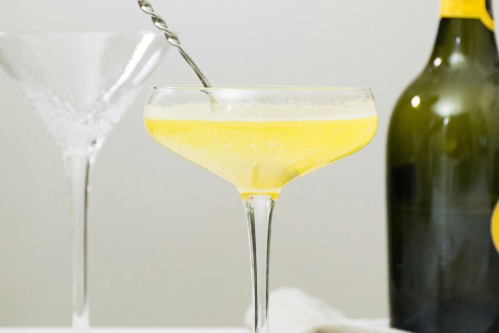 A limoncello cocktail.