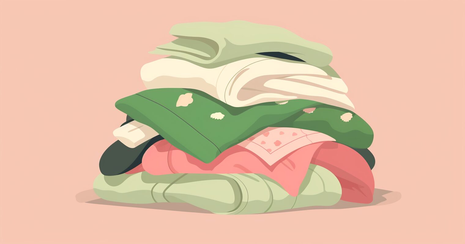 A pile of clothes.