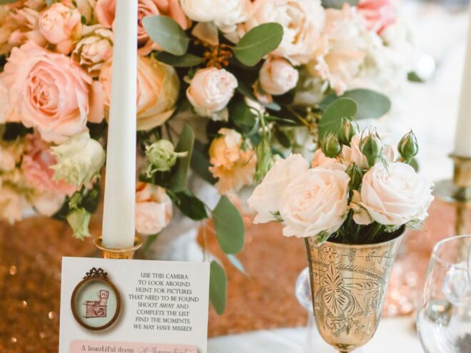 Instructions to collect wedding photos from guests