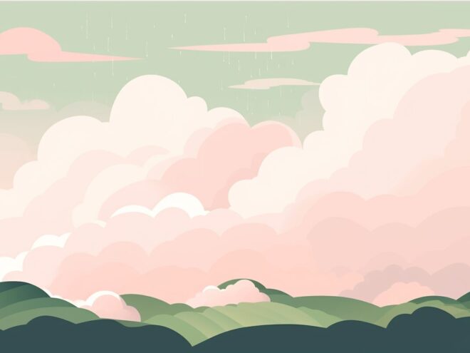 A stormy sky