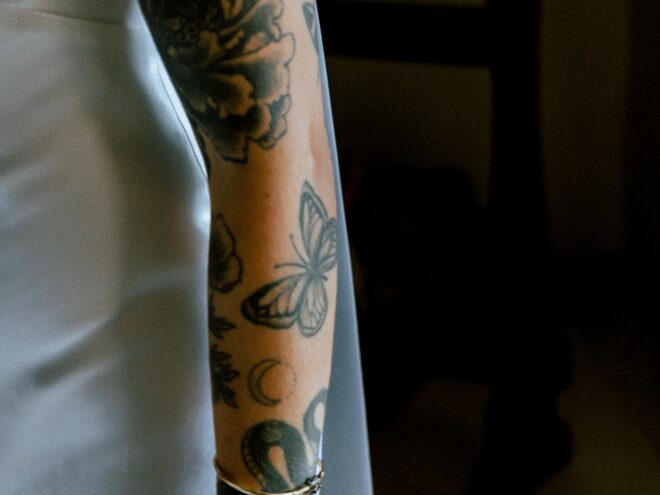 butterfly tattoo on arm