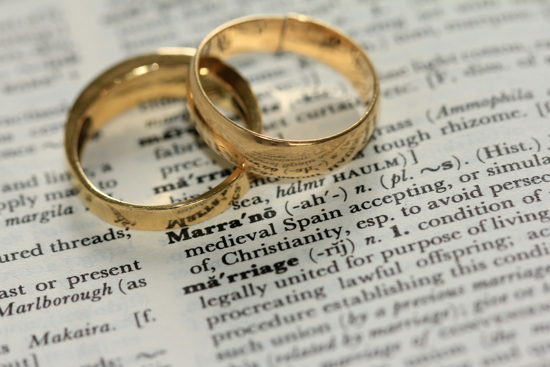Wedding bands.