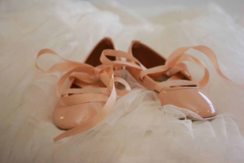 A pair of ballet shoes